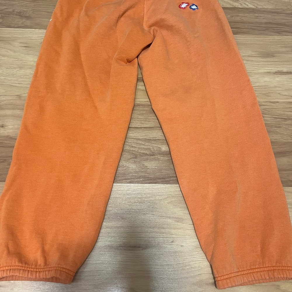 PINK Victoria's Secret Pink Orange Sweatshirt - Picture 4 of 7